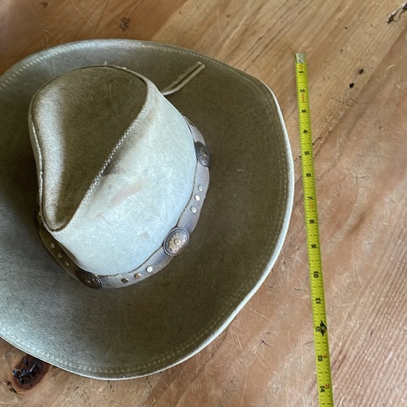 Vintage Minnetonka Leather Hat M - Picture 11 of 15